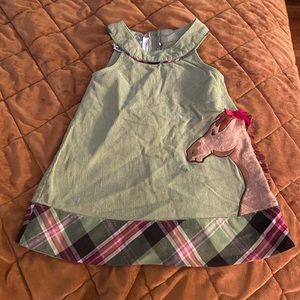 Toddler 2T girls horse dress